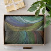 Kleur Glorie Modern Abstract Kunstpatroon Elegant Tissuepapier (Geschenk)