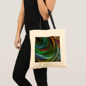 Kleur Glorie Modern Abstract Kunstpatroon Elegant Tote Bag (Voorkant (product))