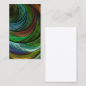 Kleur Glorie Modern Abstract Kunstpatroon Elegant Visitekaartje (Voorkant / Achterkant)
