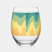 Kleur Golf Horizon Wijnglas Zonder Voet (Links)