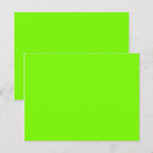 kleur groen briefkaart (Voorkant / Achterkant)
