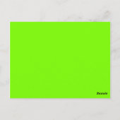 kleur groen briefkaart (Achterkant)