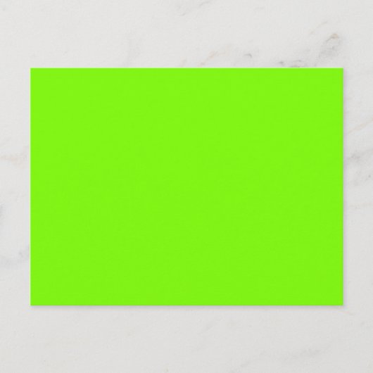 kleur groen briefkaart (Voorkant)