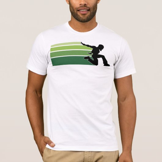 Kleur groen licht t-shirt (Voorkant)