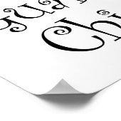 Kleur Guard Chick Tekst Poster (Hoek)