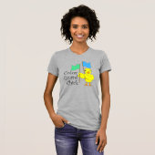 Kleur Guard Chick Tekst T-shirt (Voorkant volledig)