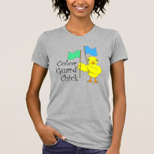 Kleur Guard Chick Tekst T-shirt