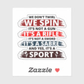 Kleur Guard Dans en vlag Levendige prestaties Sticker (Vel)