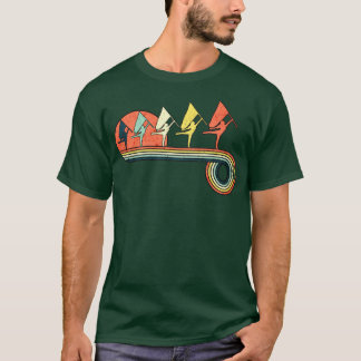 Kleur Guard Flag Meisje Dans Retro Vintage Zonsond T-shirt