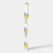 Kleur Guard Grijs Kat Geel en Wit Case-Mate iPhone Case (Achterkant / Rechts)