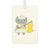 Kleur Guard Grijs Kat Geel Wit Luchtverfrisser (Achterkant)