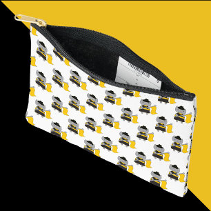 Kleur Guard Kawaii Kat Zwart en Geel Etui