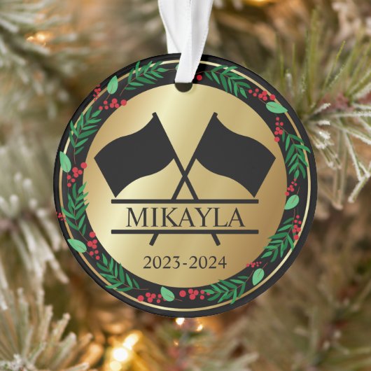 Kleur Guard Marching Band Kerst Ornament (Boom)