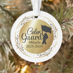Kleur Guard Marching Band Kerst Ornament