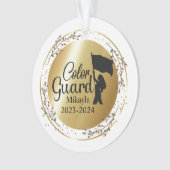 Kleur Guard Marching Band Kerst Ornament (voorkant)