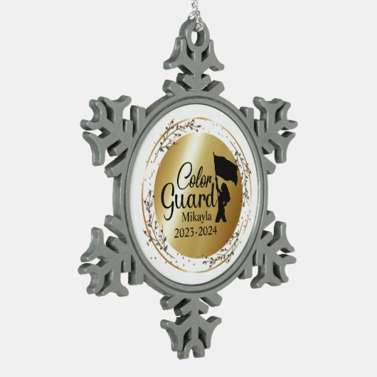 Kleur Guard Marching Band Kerst Ornament (Links)