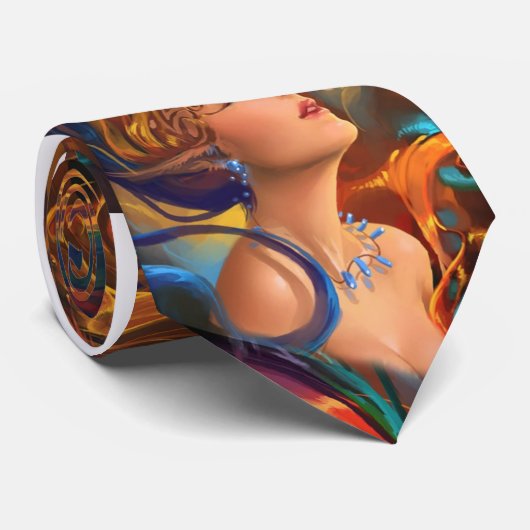 KLEUR HAAR MEISJE STROPDAS (Opgerold)