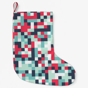 Kleur Halftone Achtergrond. Abstracte Multicolor T Kleine Kerstsok