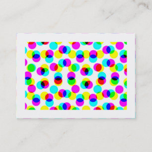 Kleur Halftone Patroon (geordend) Visitekaartje