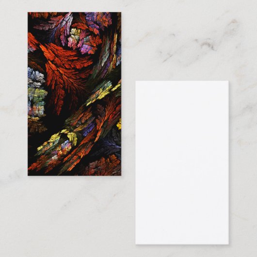 Kleur Harmonie Abstract Art Visitekaartje (Voorkant / Achterkant)