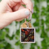 Kleur, harmonieus, Abstract art, klein Sleutelhanger (Hand)