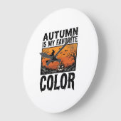 Kleur herfst favoriete Halloween pompoen Vector De Grote Klok (Hoek)