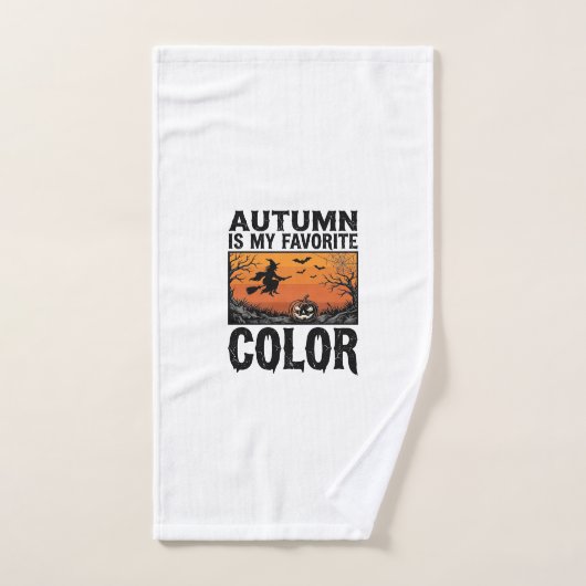 Kleur herfst favoriete Halloween pompoen Vector De Handdoek (Handdoek)