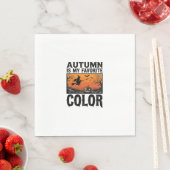 Kleur herfst favoriete Halloween pompoen Vector De Servet (Insitu)