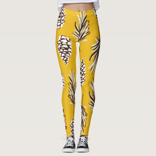  kleur herfst Natuur Elements Leggings (Voorkant)