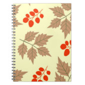 Kleur herfstbladeren patroon notitieboek (Voorkant)