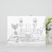 Kleur het Altar Wicca Kleurenpapier (Staand voorkant)