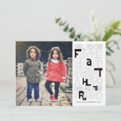 Kleur het in pap-Vaderdag-kaart Kaart (Staand voorkant)