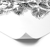 Kleur Het Poster Schuif en Rozen (Hoek)