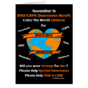 Kleur het Sinaasappel van de Wereld.. RSD/CRPS