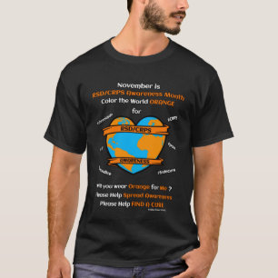 Kleur het Sinaasappel van de Wereld.. RSD/CRPS T-S T-shirt
