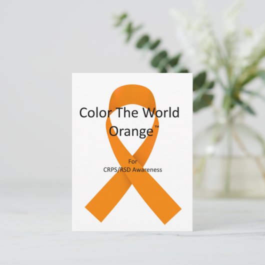 Kleur het Wereld Oranje™ Briefkaart (Staand voorkant)