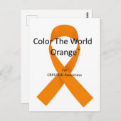 Kleur het Wereld Oranje™ Briefkaart (Voorkant / Achterkant)