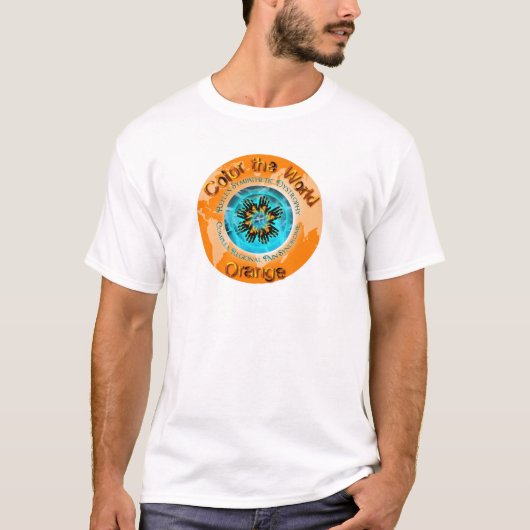 Kleur het Wereld Oranje - CRPS Dual Ice Circlet.pn T-shirt (Voorkant)