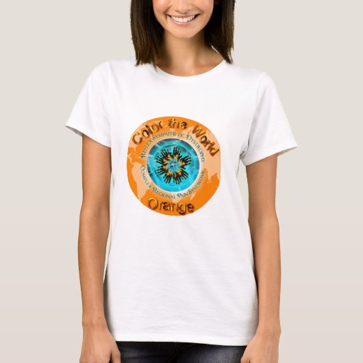 Kleur het Wereld Oranje - CRPS Dual Ice Circlet.pn T-shirt (Voorkant)