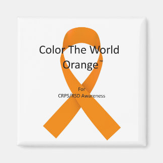 Kleur het Wereld Oranje™ voor CRPS/RSD Magnet
