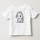 Kleur het zelf! kinder shirts (Voorkant)
