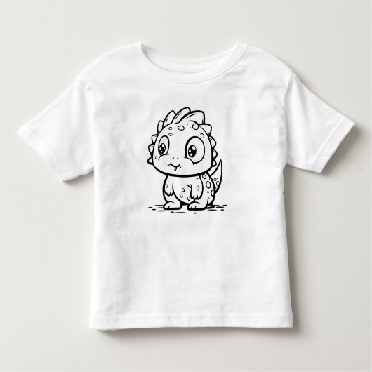 Kleur het zelf! kinder shirts (Voorkant)