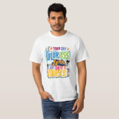 Kleur het zelf t-shirt (Voorkant volledig)