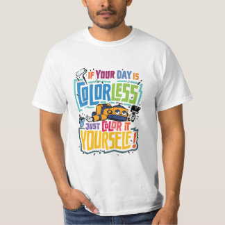Kleur het zelf t-shirt
