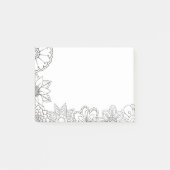 Kleur het zelf volwassen patroon post-it® notes (Voorkant)