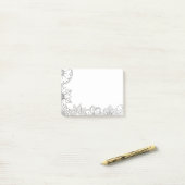 Kleur het zelf volwassen patroon post-it® notes (Op bureau)