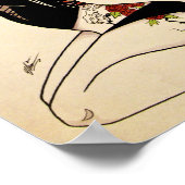 Kleur het zwart poster (Hoek)