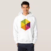 Kleur Hexagon 01 Hoodie (Voorkant volledig)