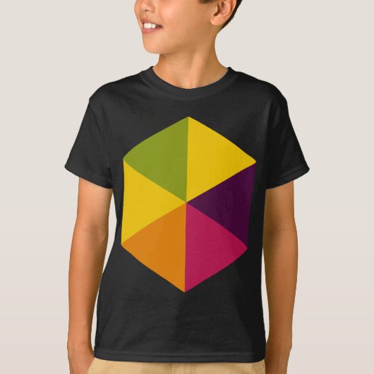 Kleur Hexagon 01 T-shirt (Voorkant)