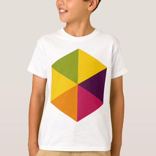 Kleur Hexagon 01 T-shirt (Voorkant)